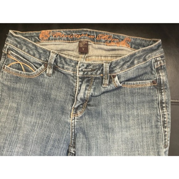 Christopher Blue Womens jeans 4 Stretch Denim Straight Medium Wash Low Rise - Picture 3 of 6